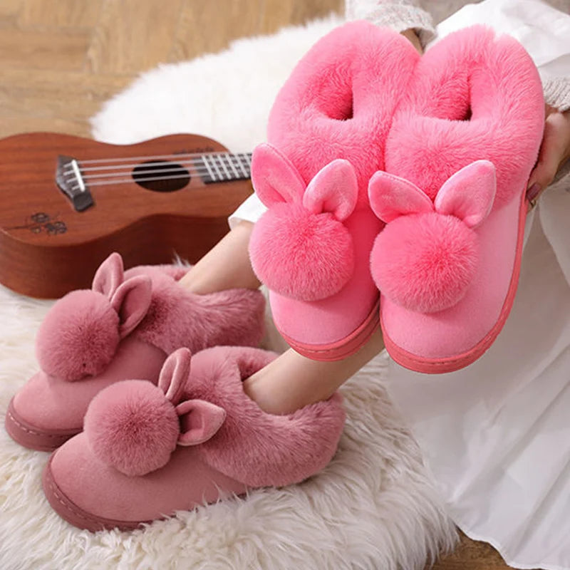 Furry Rabbit indoor slippers