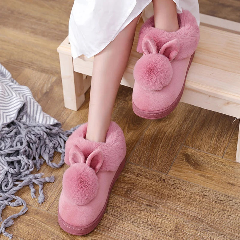 Furry Rabbit indoor slippers