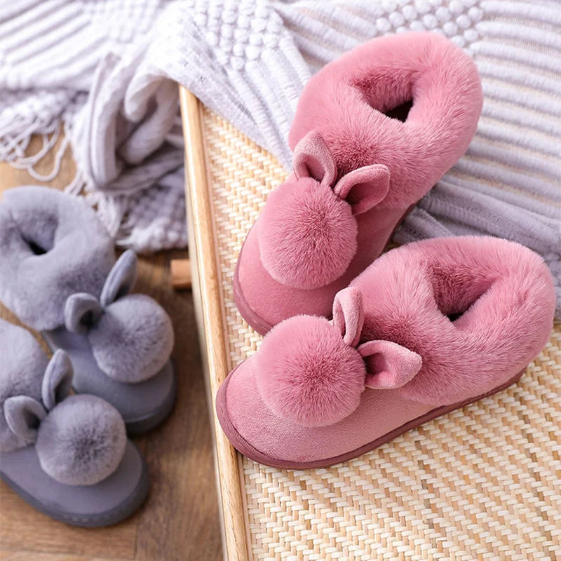 Furry Rabbit indoor slippers