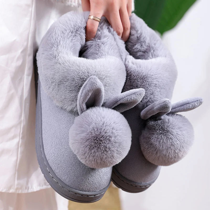 Furry Rabbit indoor slippers