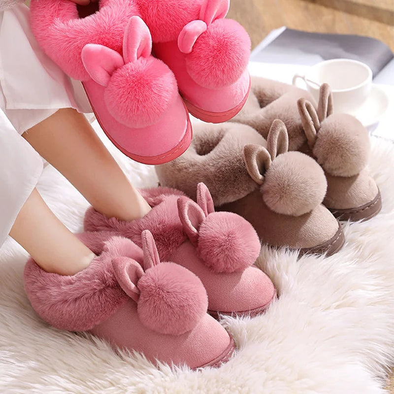 Furry Rabbit indoor slippers