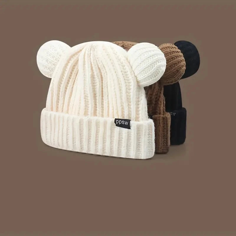 Winter Warm Woolen Hats Designer Kpop Personality Bonnet